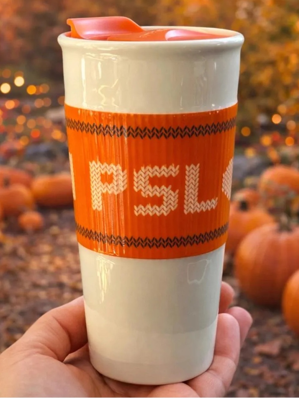 Starbucks “Team PSL” Ceramic Travel Tumbler- 10oz